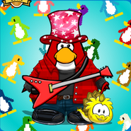 Yo con mi Puffle Stego