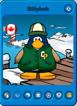 Billybob, Club Penguin Wiki