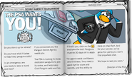 The Director posting a PSA recruitment (issue 139)