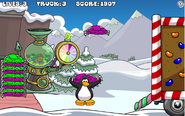 A Penguin playing Jellybean Counters