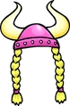 Pink Viking Helmet