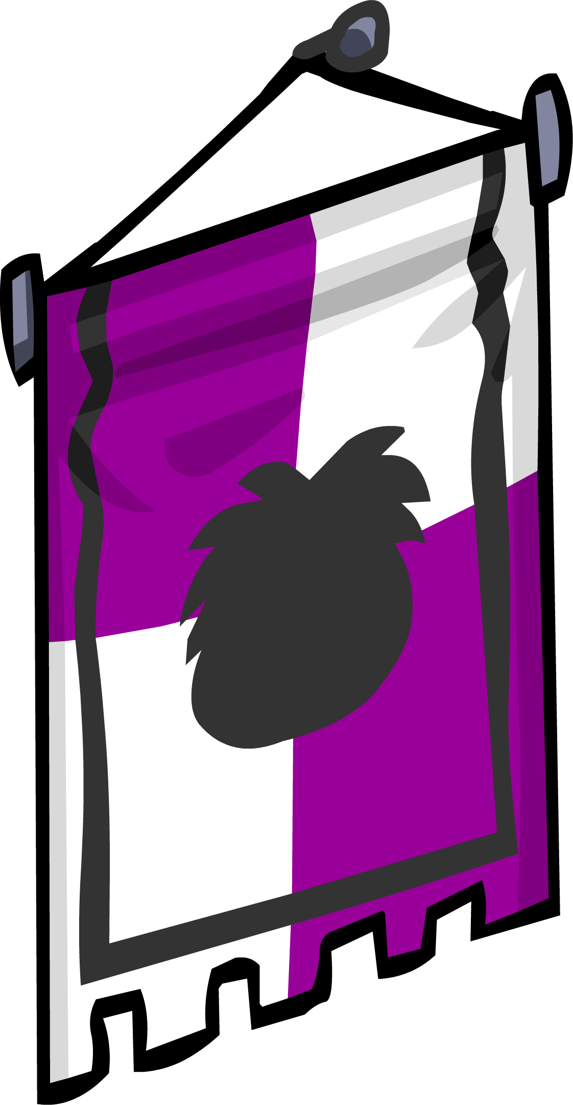 Purple Banner | Club Penguin Wiki | Fandom