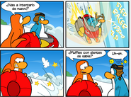 El Cómic publicado en la edición #467 de Noticias de Club Penguin