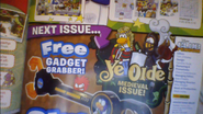 The Club Penguin Magazine hinting about the Medieval Party