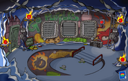 Puffle Party 2013 with lights off