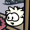 A white puffle in the new Pet Shop