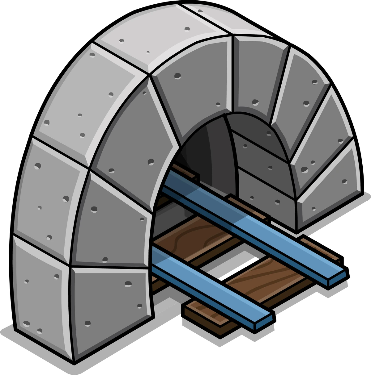Blue Line Tunnel Club Penguin Wiki Fandom