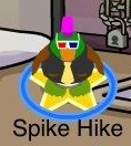 Spike Hike spotted in Club Penguin (Hollywood Party)