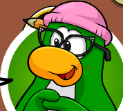 Aunt Arctic in issue #324 of the Club Penguin Times