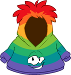 Rainbow Smirk Hoodie