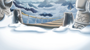 The background of the Snow Dojo, as seen when picking an element in Card-Jitsu Snow