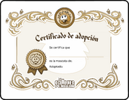 Certificado Puffle Naranja