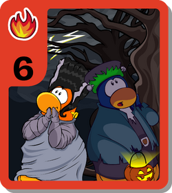 EPF Agents - 2011 Topps Club Penguin Card-Jitsu Water Second Wave