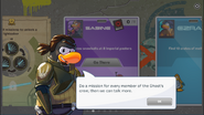 Club Penguin App logging on second Message
