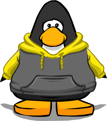 Black hoodie hotsell club penguin