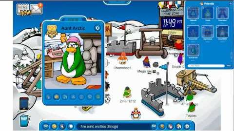 Aunt Arctic - New Background? - Club Penguin