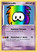 What? A rainbow puffle as a Pokemon card? Seems Legit enough.