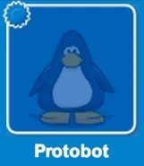 Tarjeta de jugador del protobot