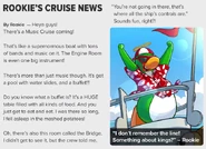Issue #455 of the Club Penguin Times, anticipating the Music Cruise