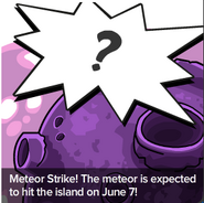 Club Penguin Times estimates the possible crash date of the Meteor