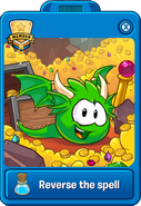 Green Player Card Dragon