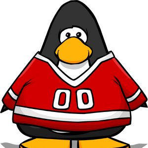 red penguins jersey