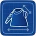 Blueprint Uneven Sweater icon
