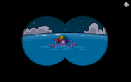 The giant inflatable octopus at Halloween