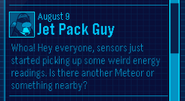 Jet Pack Guy's EPF message from August 8, 2012.