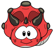 TriceraPuffle Rojo en el juego