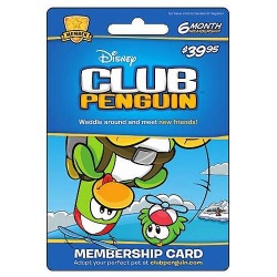 Disney Interactive Studios - Club Penguin 6-Month Membership Card