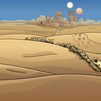 Tatooine S Desert Background Club Penguin Wiki Fandom