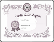 Certificado Puffle Rosa