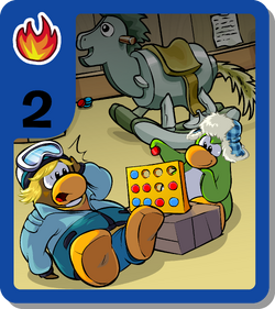 EPF Agents - 2011 Topps Club Penguin Card-Jitsu Water Second Wave