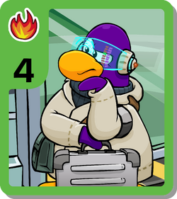 EPF Agents - 2011 Topps Club Penguin Card-Jitsu Water Second Wave