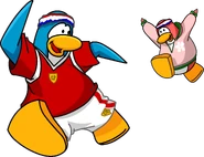 As seen in issue 144 of the Club Penguin Times, along with the Head Band and Daisy Zippered Hoodie
