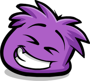 A Purple Puffle dancing