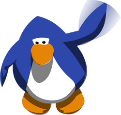 doing the club penguin dance 