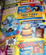 Issue #15 of the Club Penguin Magazine, final page.