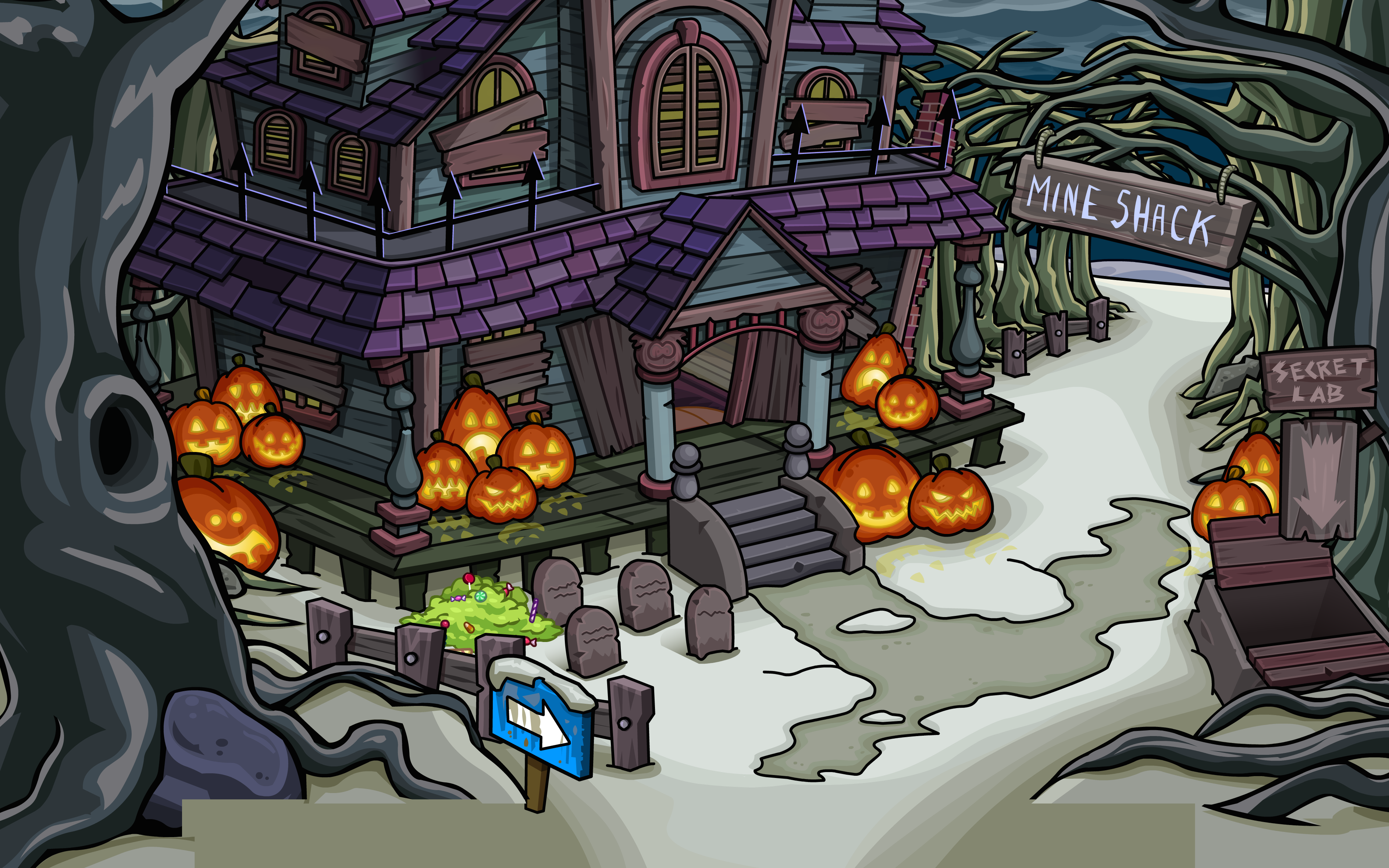 CP Island: Halloween Area Designs & Island Central Pictures – Club Penguin  Mountains