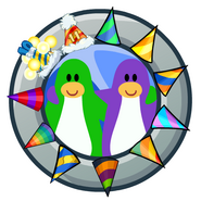 The icon in the Club Penguin app.