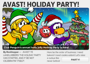 First part of the "Avast! Holiday Party!" article of issue #374