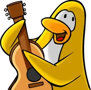 Franky playing guitar