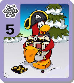 EPF Agents - 2011 Topps Club Penguin Card-Jitsu Water Second Wave