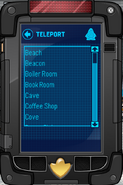 The teleport feature from the old EPF Phone