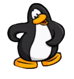 A funny looking penguin from "Paint By Letters."