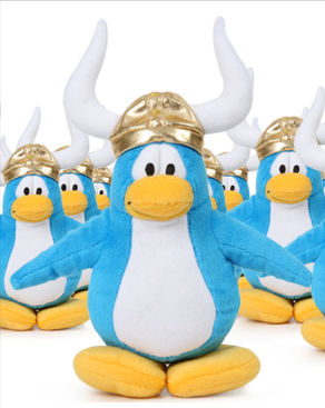 Club Penguin Series 6 Water Sport Plush Figure (Version 1) 