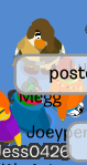 Megg spotted on the Club Penguin Medieval Party 2013.