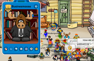 Businesmoose spotted in Club Penguin
