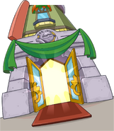 The exterior as seen in issue #387 of the Club Penguin Times